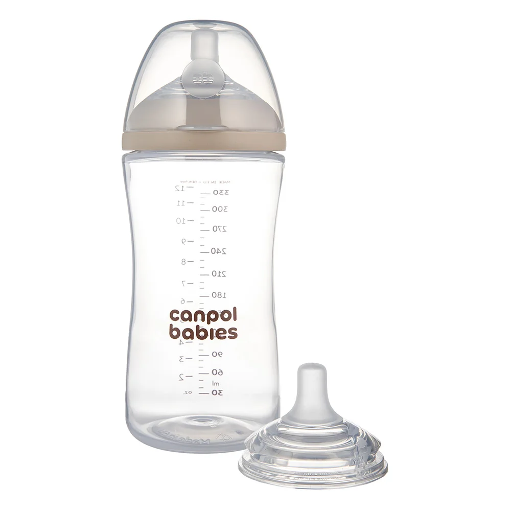 Canpol babies Natural Shape Antikoliková lahev 260 ml
