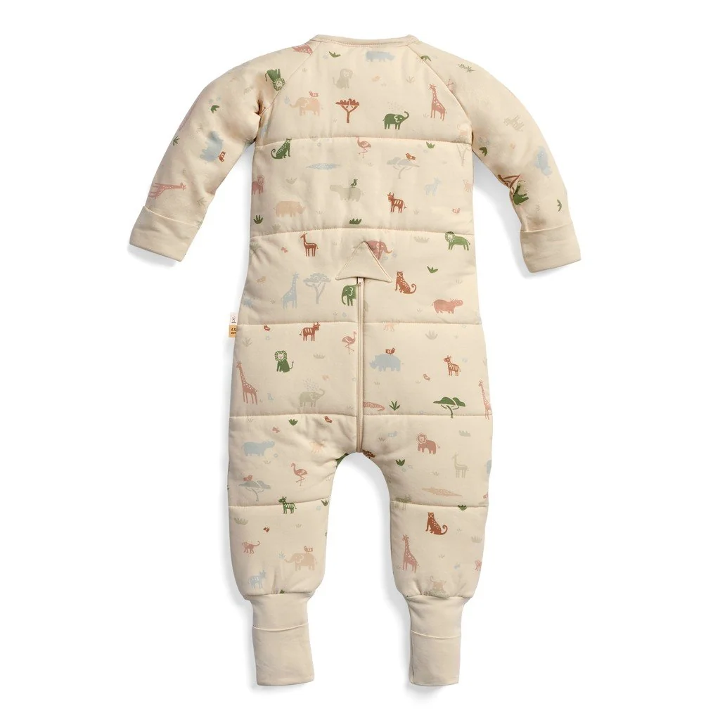 ergoPouch Overal na spaní organická bavlna Onesie Savannah 6-12 m, 2,5 tog