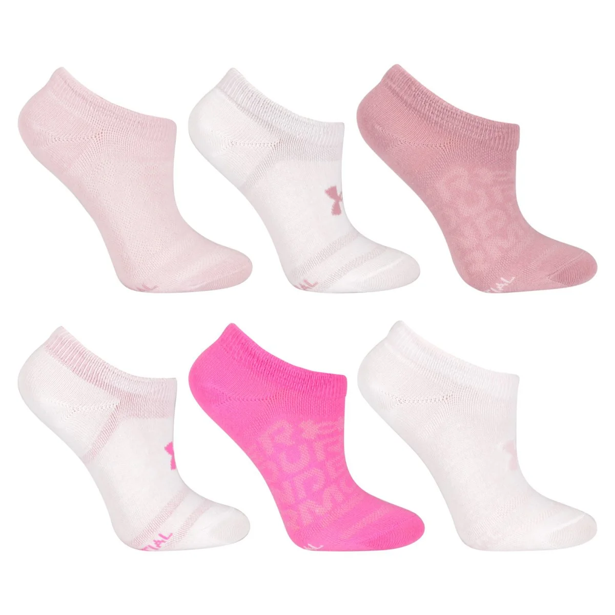 Under Armour 6PACK dětské ponožky vícebarevné (1382610 652) XS 