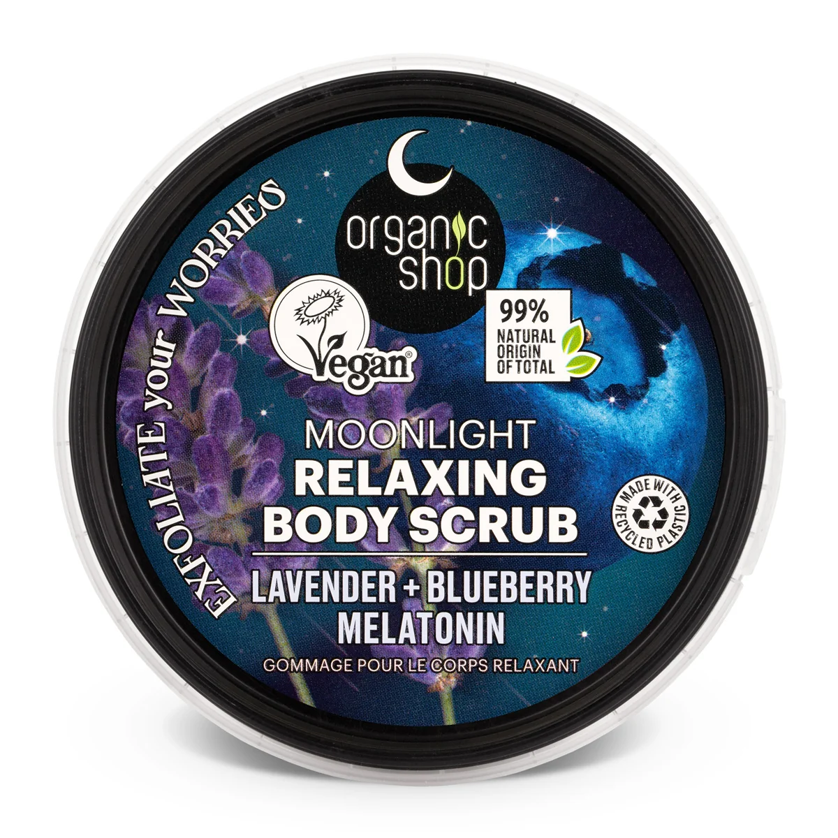Organic Shop Sleeping Tělový peeling Exfoliate Your Worries 250 ml