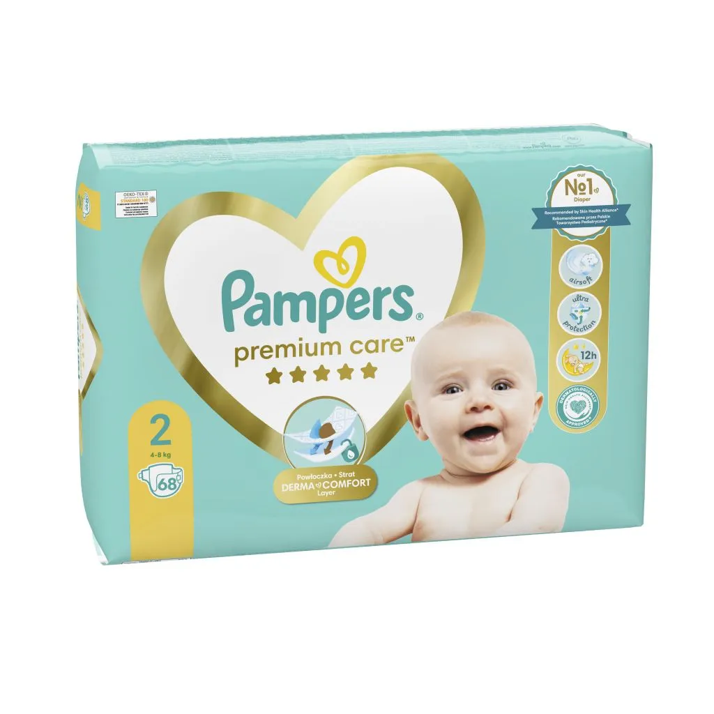 Pampers Premium Care vel. 2 4-8 kg dětské pleny 68 ks