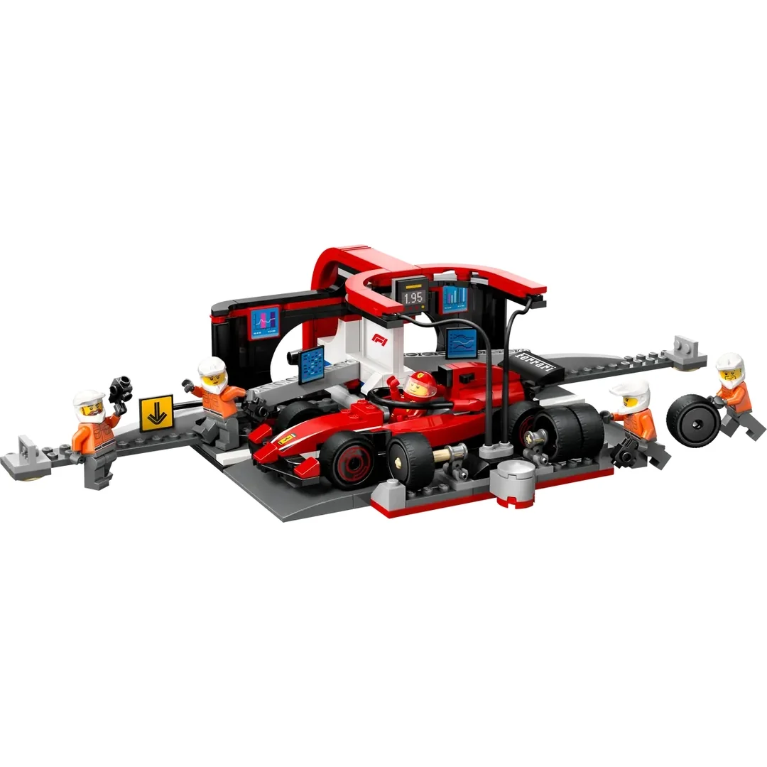 LEGO® City 60443 Zastávka v boxech F1® a personál s vozem Ferrari