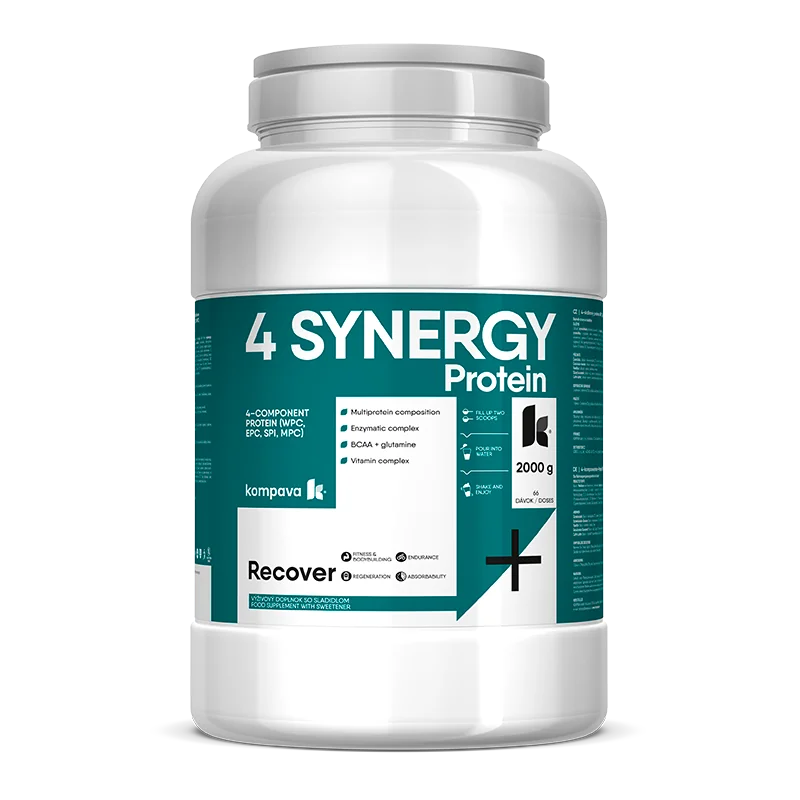 KOMPAVA VÍCESLOŽKOVÝ NOČNÍ PROTEIN 4 SYNERGY Protein vanilka 2000g