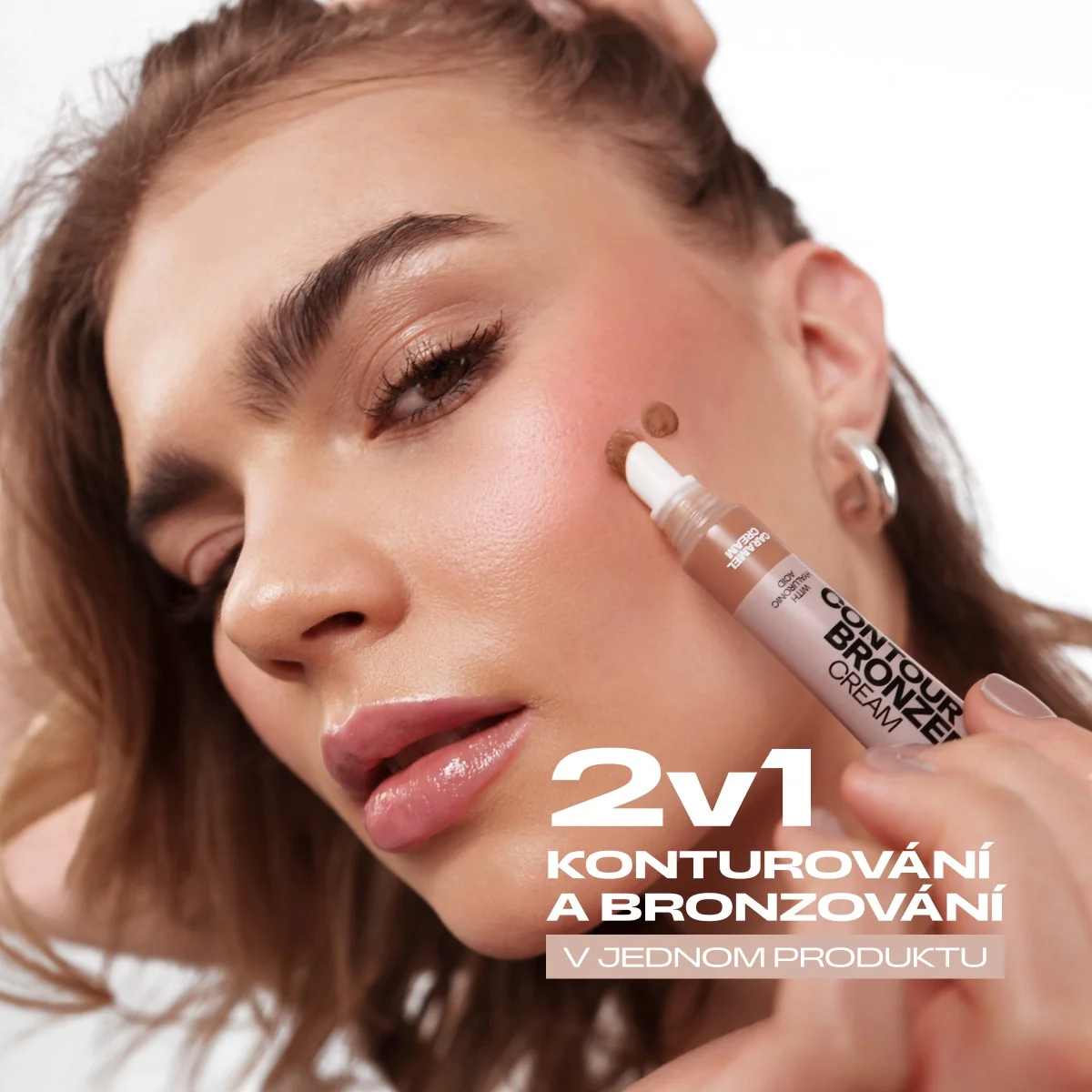 Gabriella Salvete Contour Cream Caramel 01 konturovací krém s bronzerem 10 ml
