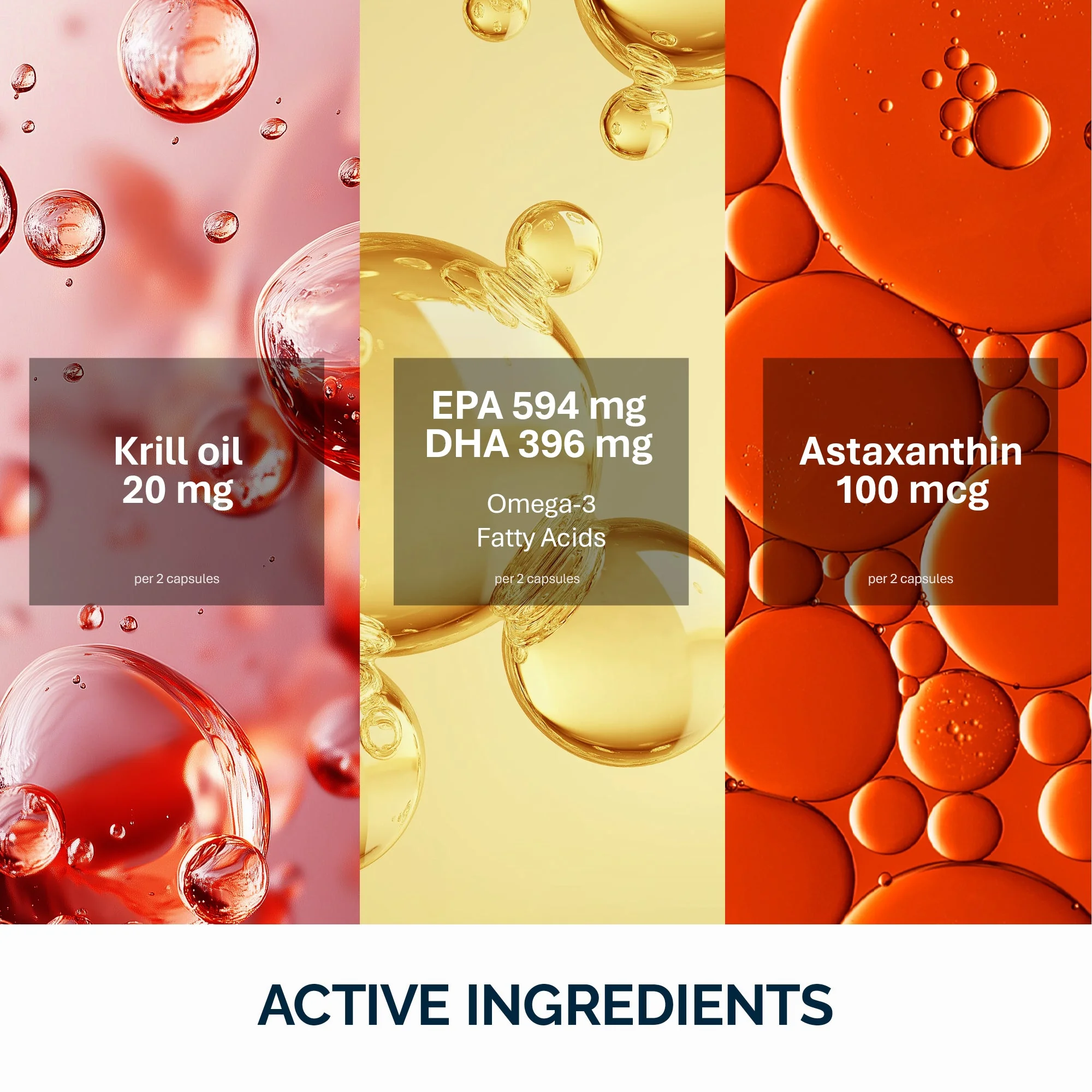 NFO Omega-3 krilový olej s astaxantinem měkké gely