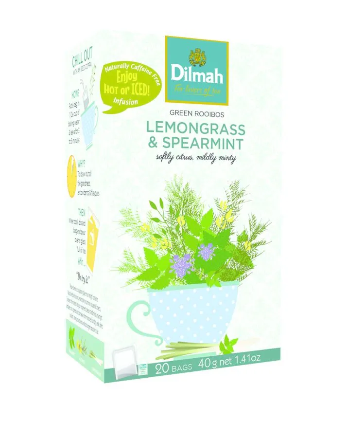 Dilmah Lemongrass & Spearmint porcovaný čaj 20x2 g