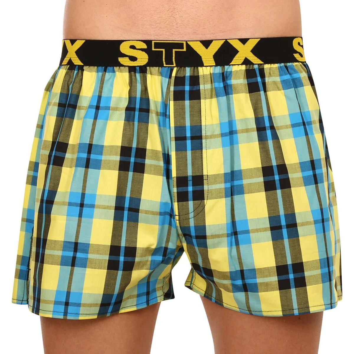 Styx 3PACK pánské trenky sportovní guma vícebarevné (3B092140) XL