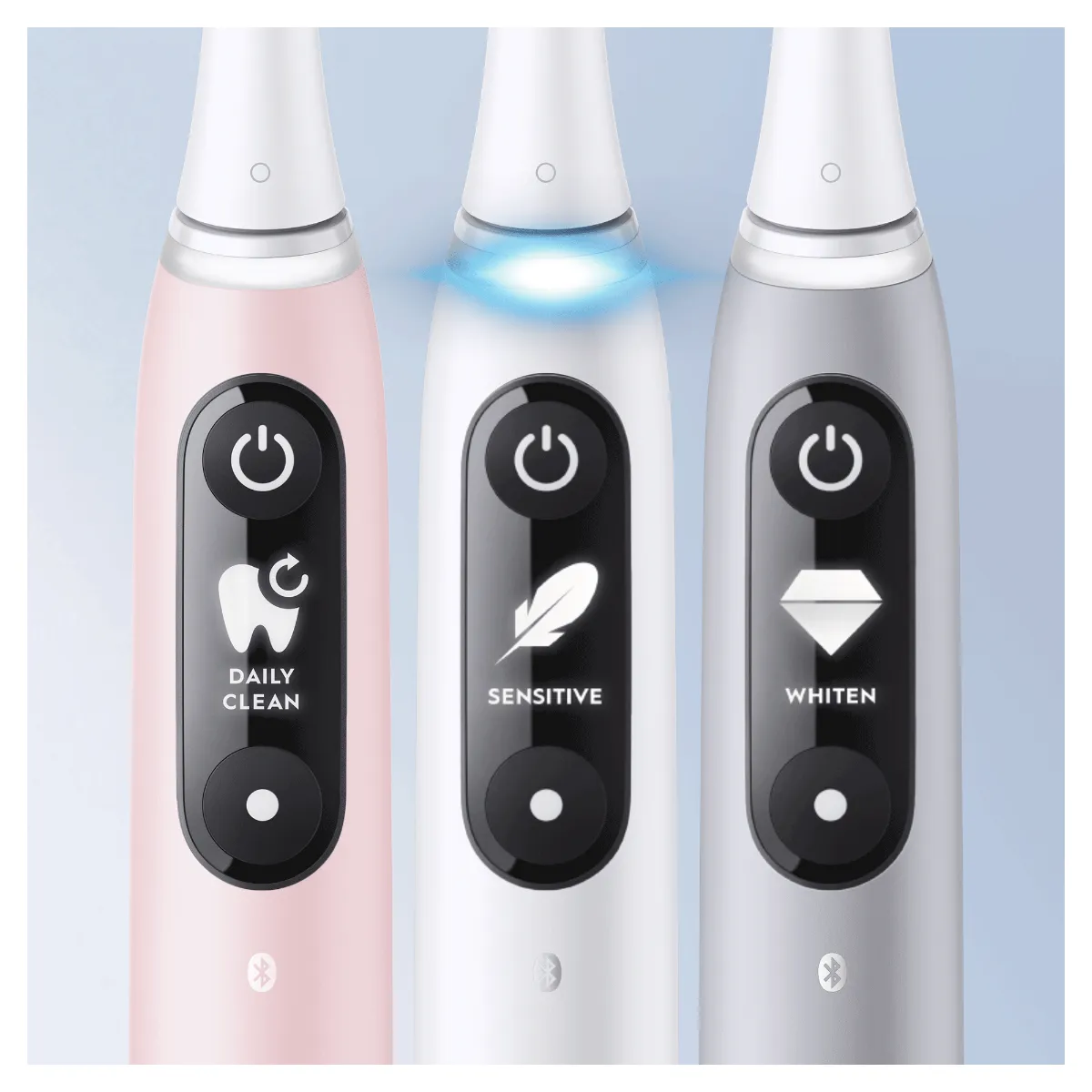 Oral-B iO6 Duo Series Black/Pink Sand Extra Handle elektrický zubní kartáček 2 ks
