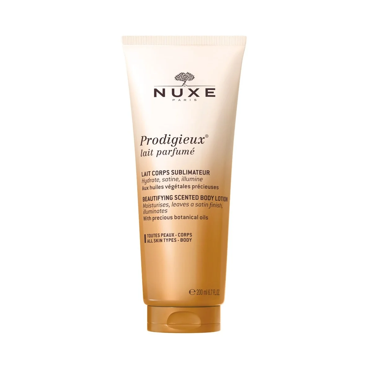 Nuxe Prodigieux Zjemňující tělové mléko s vůní Huile Prodigieuse 200 ml
