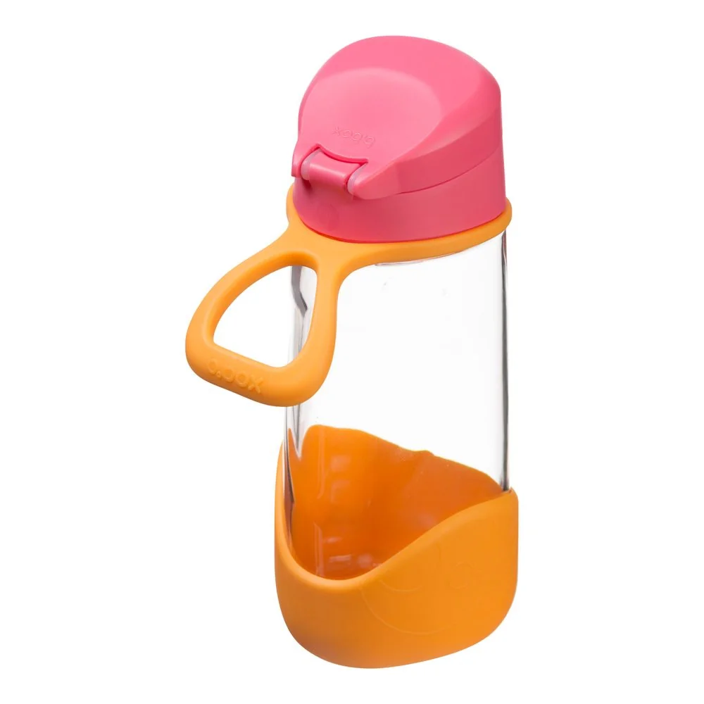 B.BOX Sport lahev na pití 450 ml - růžová/oranžová