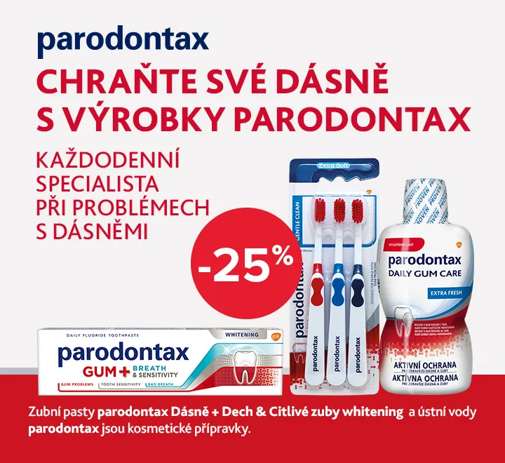 Parodontax sleva 25% (červen 2023)