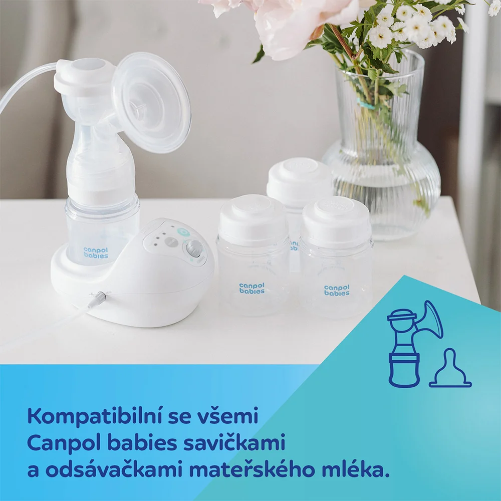 Canpol babies Sada lahví na skladování mléka 120 ml 3 ks