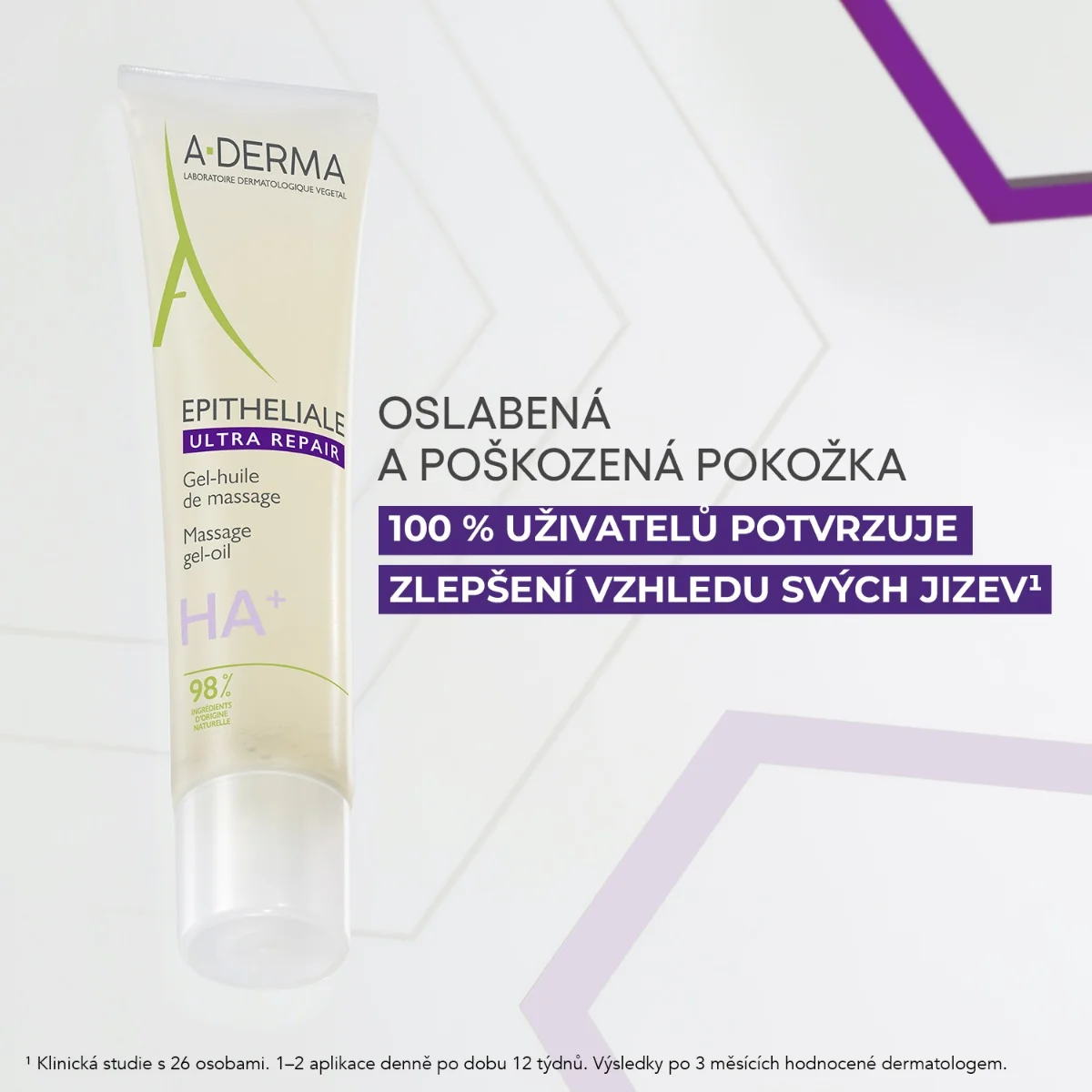 A-Derma Epiteliale A.H. DUO Massage masážní gel 40 ml