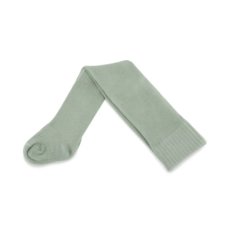 KipKep dětské punčocháče Stay-on-Tights NEWBORN Calming Green