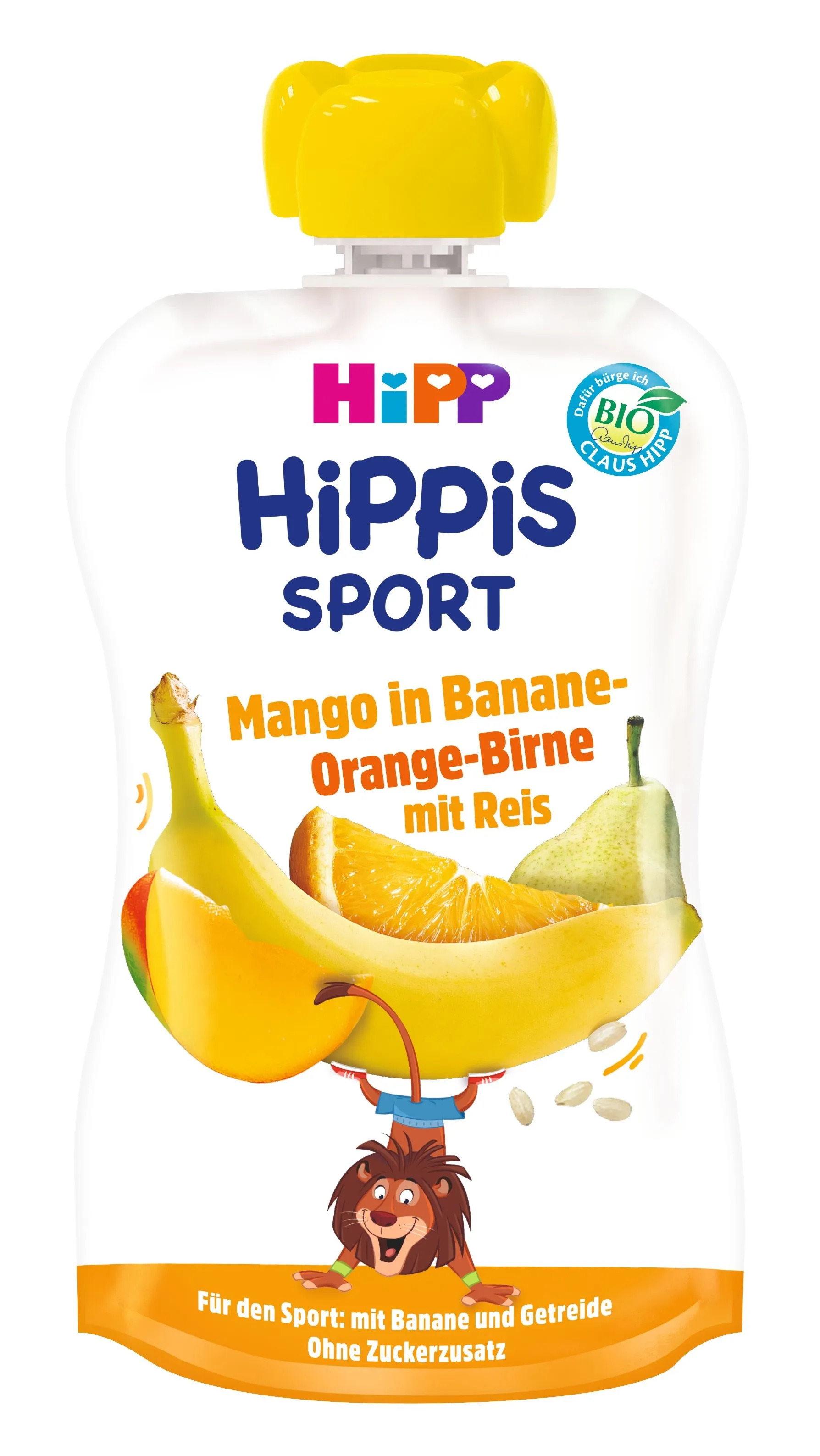 Hipp BIO SNACKIE hruška-pomeranč-mango-banán-rýže 120 g