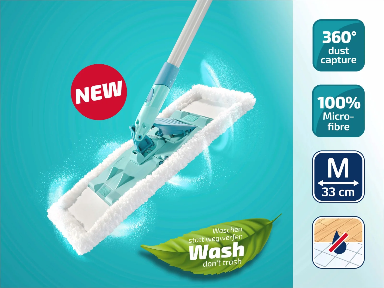 Leifheit Superduster Floor M náhrada 1 ks