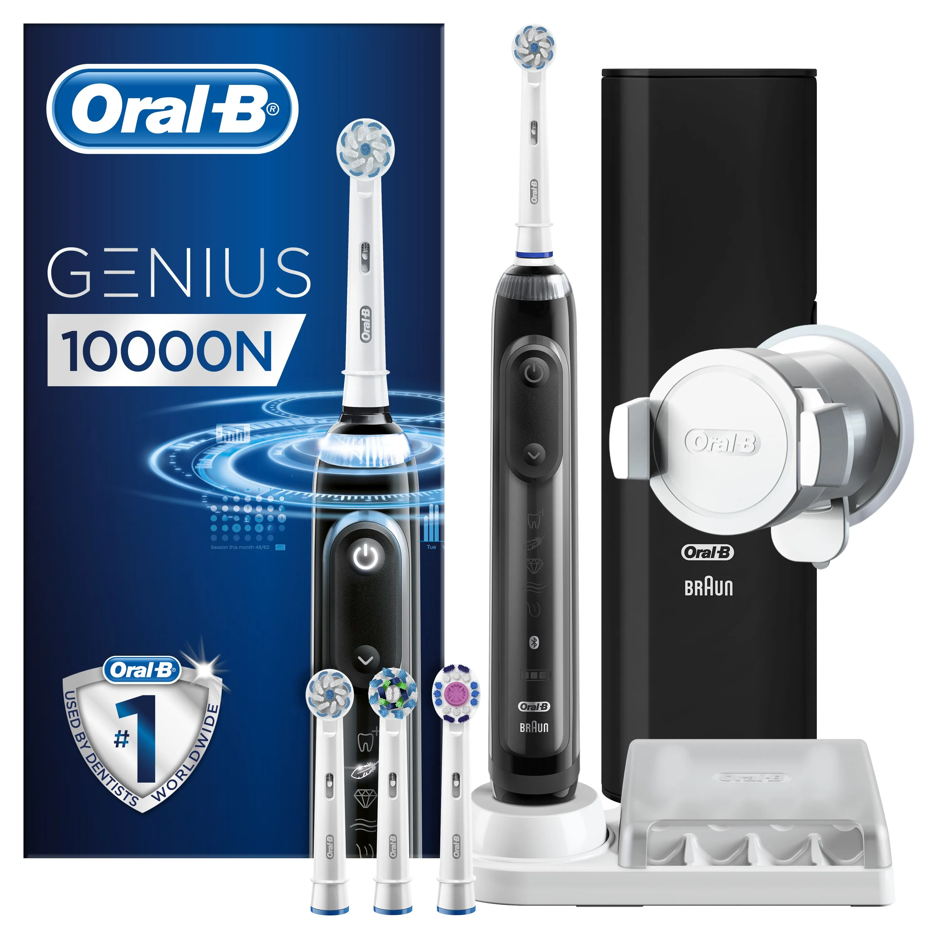 Oral-B Genius 10000N Black elektrický zubní kartáček