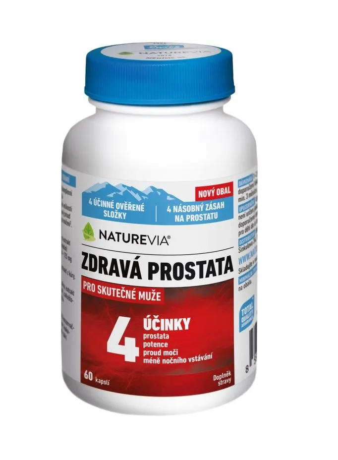 NatureVia Zdravá prostata 60 kapslí