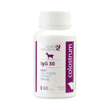 Health&colostrum IgG30 Kozí Colostrum 60 kapslí