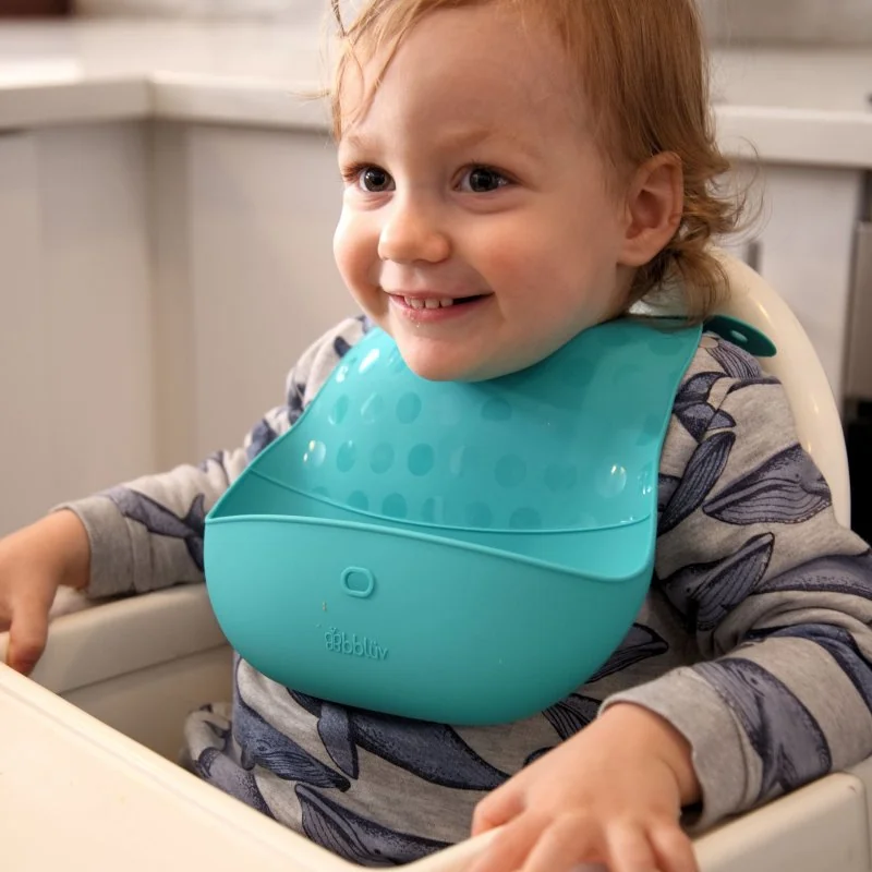 Bblüv sada 2ks bryndáků se lžičkou Pöket Grey/Aqua 