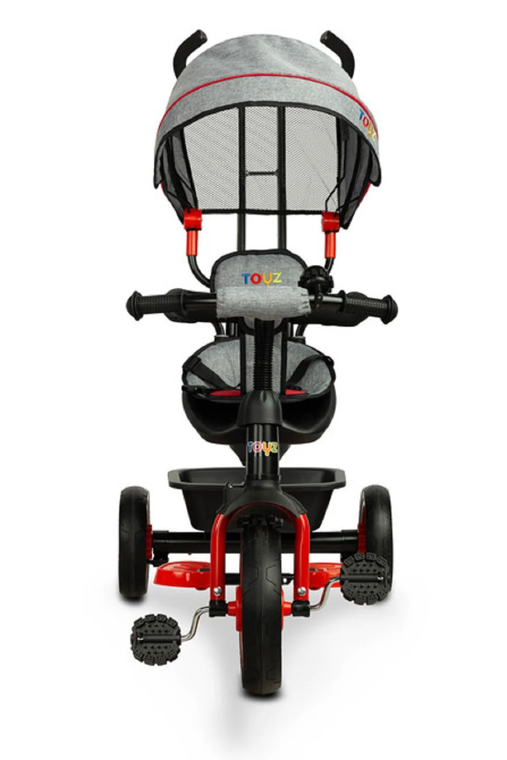 Toyz Tříkolka Buzz, šedá, červená