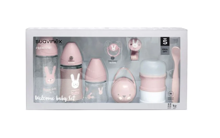 Suavinex Premium Hygge Novorozenecký set růžový