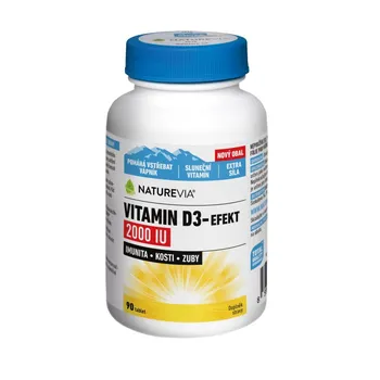 NatureVia Vitamin D3-Efekt 2000 IU 90 tablet