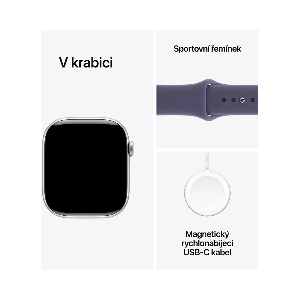 Apple Watch 11 42 mm sportovní řemínek M/L chytré hodinky