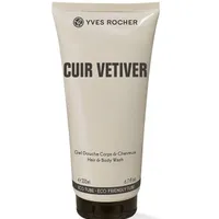 Yves Rocher Men Sprchový gel na tělo a vlasy Cuir Vétiver