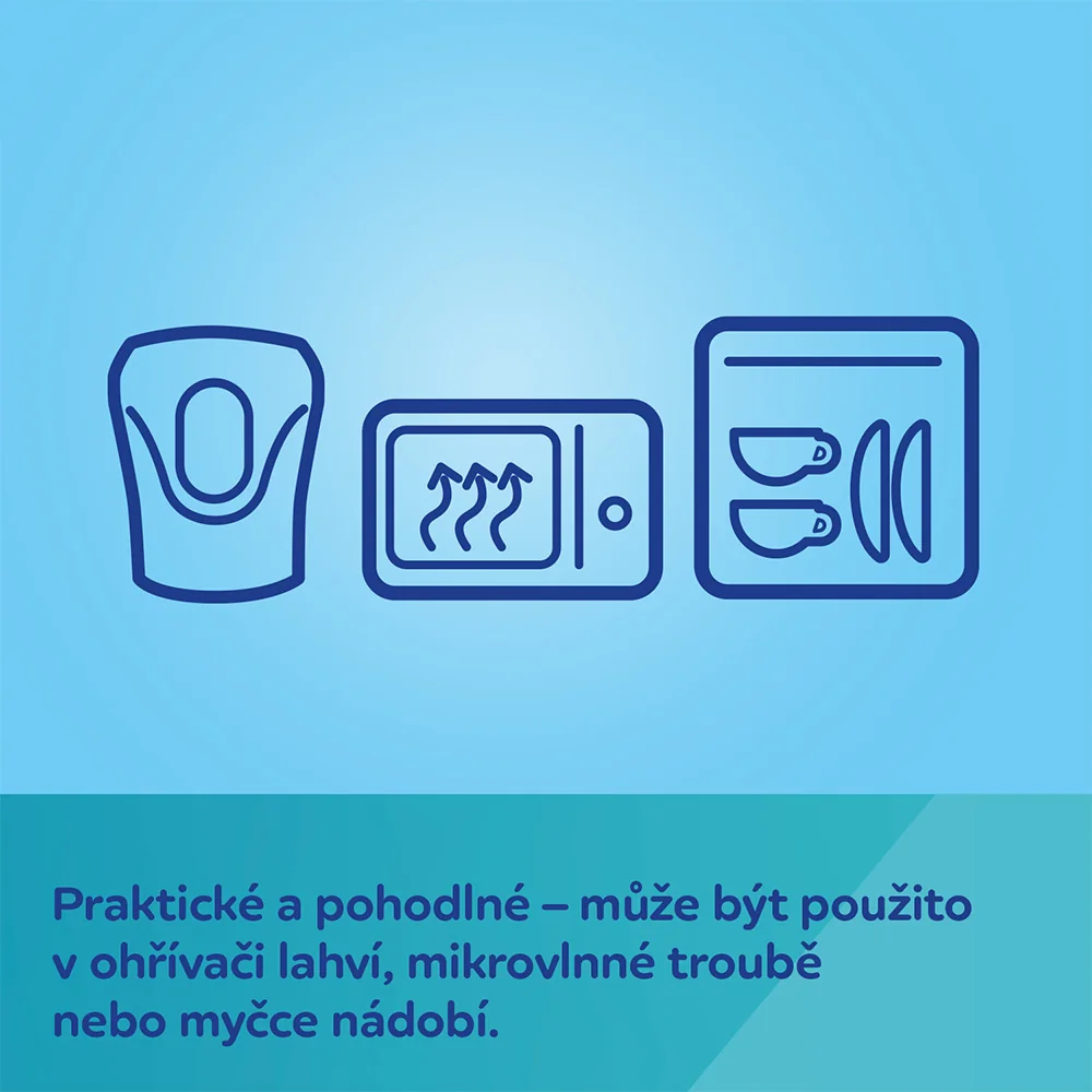 Canpol babies Sada lahví na skladování mléka 120 ml 3 ks