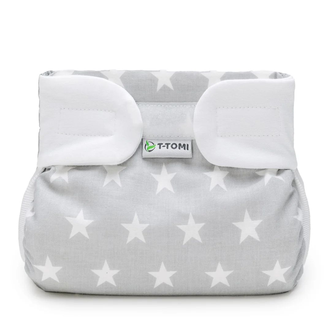 T-tomi Ortopedické abdukční kalhotky PLUS - suchý zip Grey stars (5-9kg)