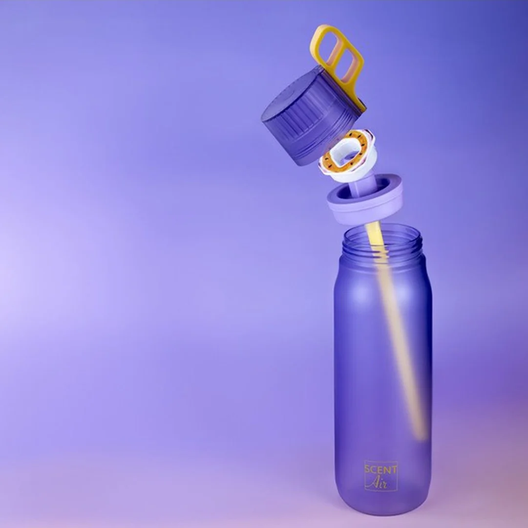 SCENT AIR HYDRATION Láhev Falco 650 ml fialová Sportovní láhev s brčkem