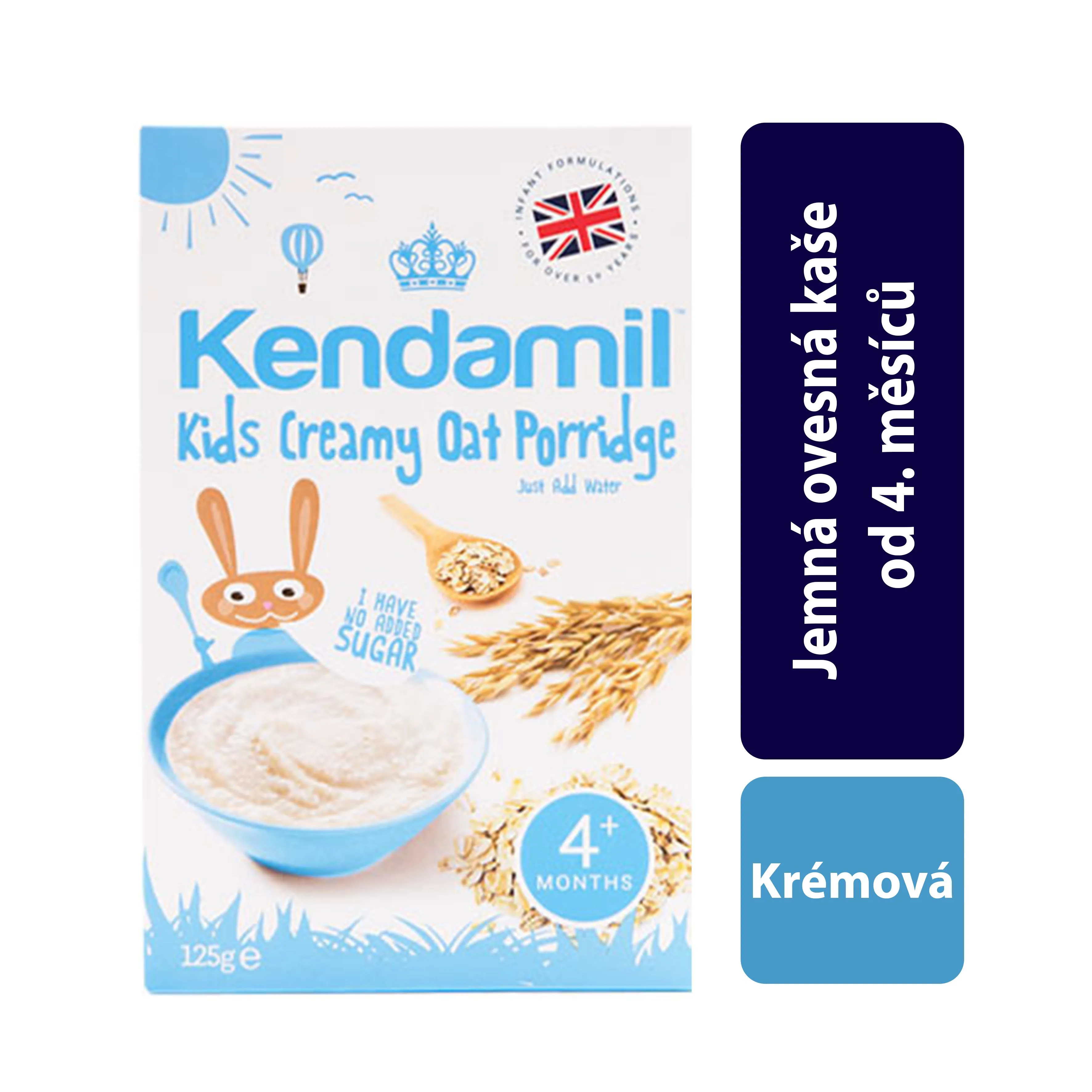 Kendamil Jemná krémová ovesná kaše 125 g