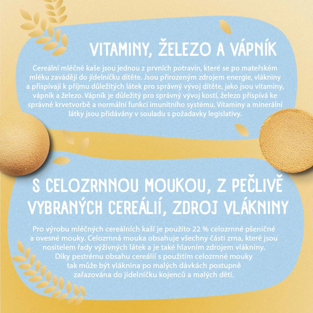 Sunar Mléčná kaše s 8 cereáliemi na dobrou noc piškotová 210 g
