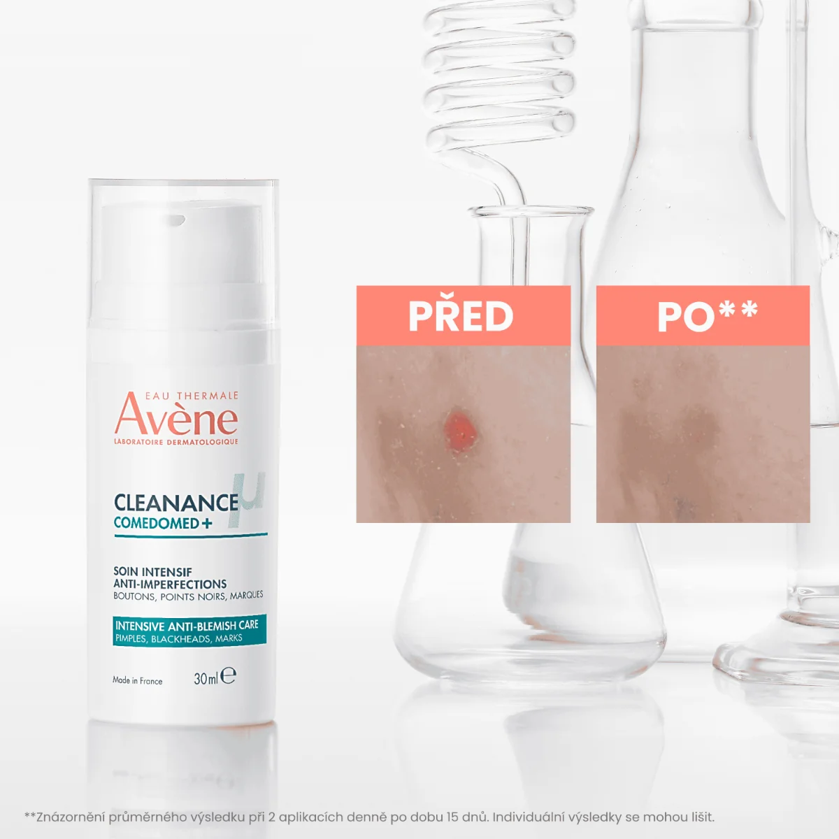 Avène Cleanance ComedoMed+ Intenzivní péče proti nedokonalostem pleti 30 ml