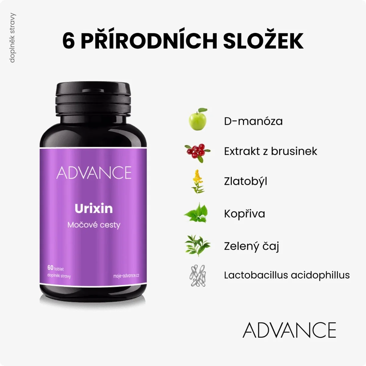 ADVANCE Urixin močové cesty 60 tablet