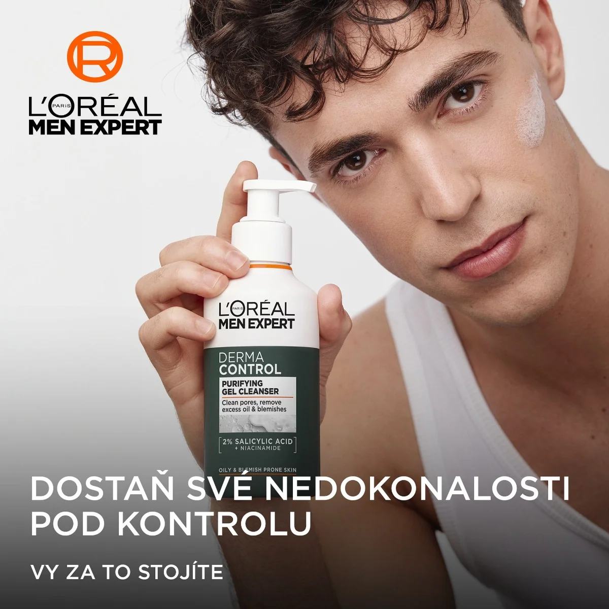 Loréal Paris Men Expert Derma Control čisticí gel 260 ml