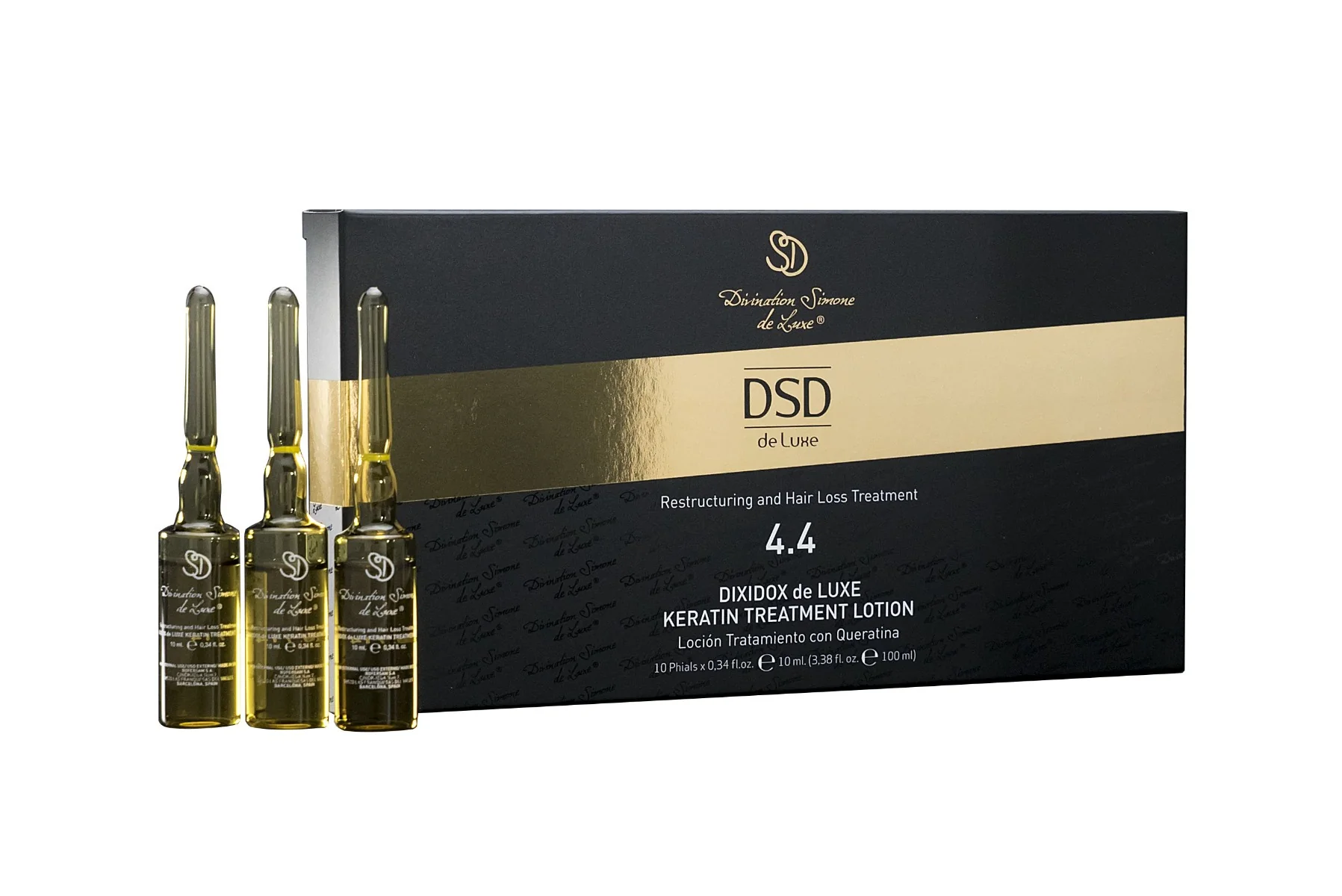 DIXIDOX de LUXE 4.4 Keratin Treatment Lotion vlasová voda 100 ml