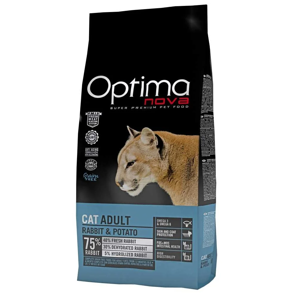 OPTIMAnova Cat Rabbit & Potato GF 2 kg