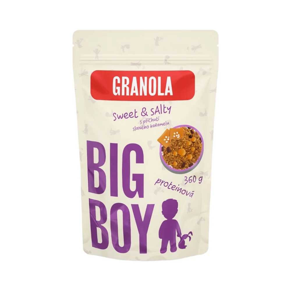 BIG BOY Proteinová granola 360g - sweet and salty