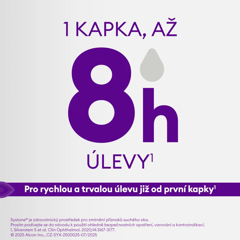 Systane Complete bez konzervačních látek zvlhčující oční kapky 10 ml