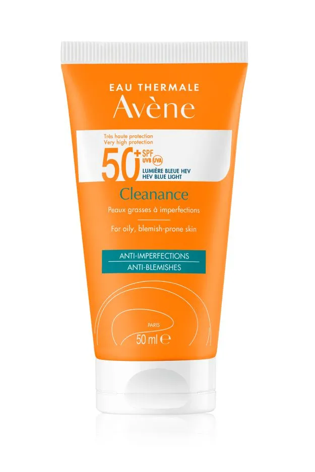 Avène Cleanance Sluneční ochrana pro mastnou a problematickou pleť SPF50+ 50 ml