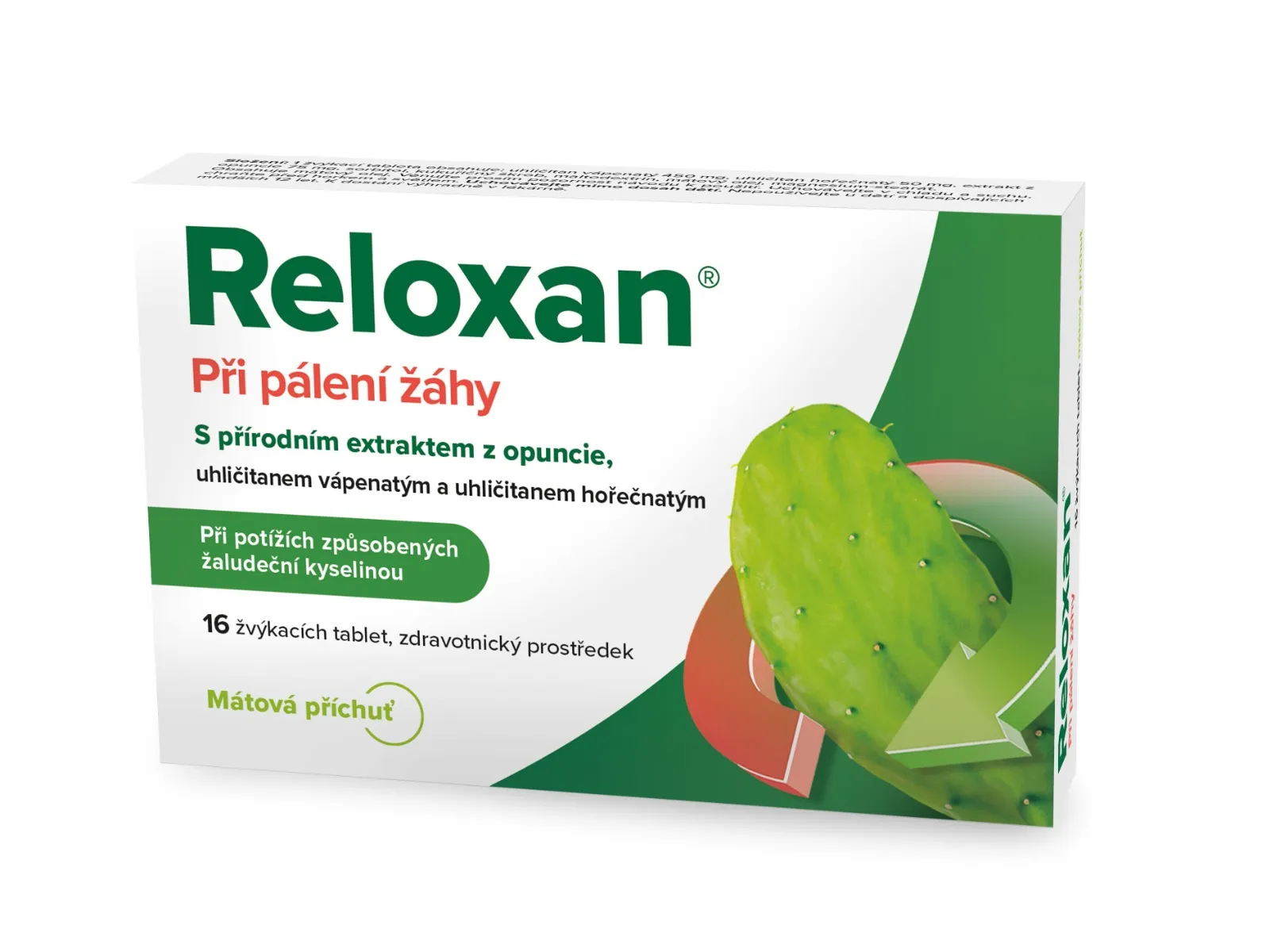 Reloxan Mint 16 žvýkacích tablet