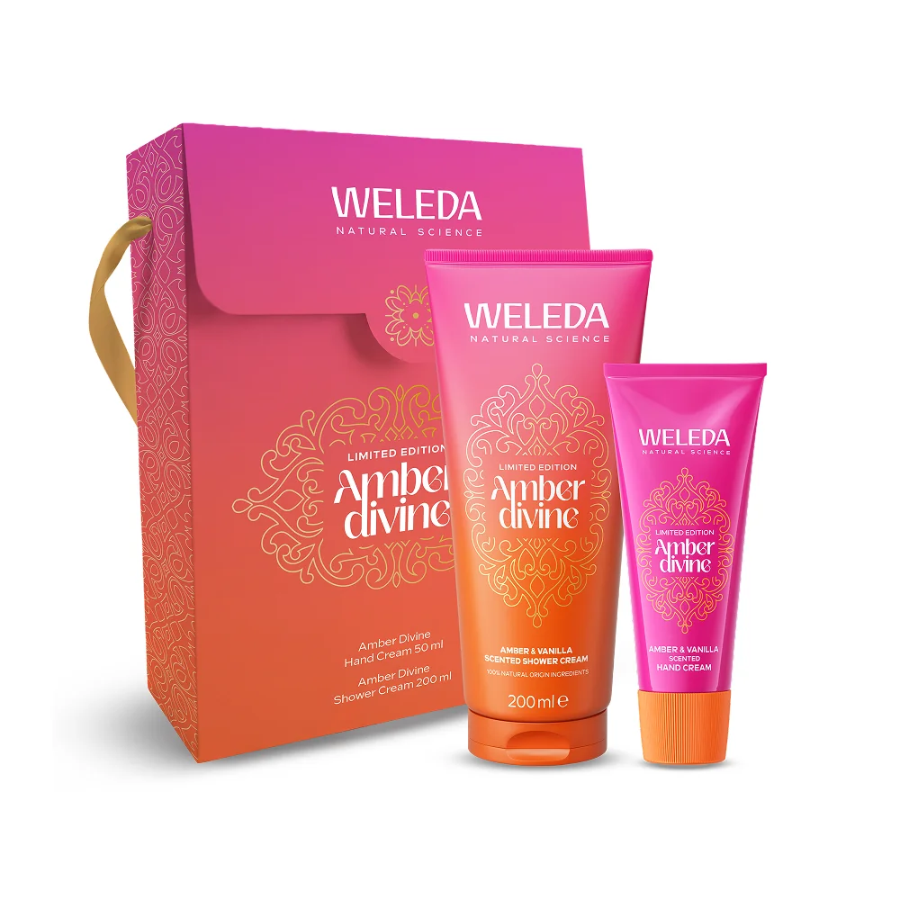 Weleda Amber Divine Limited edition dárkový set 2 ks