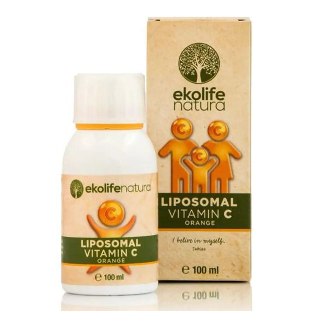 Ekolife Natura Lipozomální vitamín C kapky 100 ml