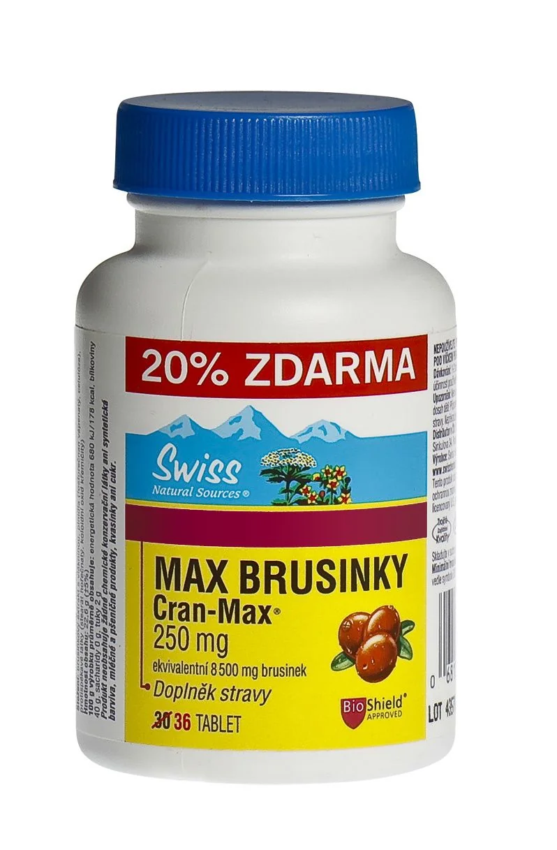 Swiss Max Brusinky Cran-Max 8500 mg 30+6 tablet