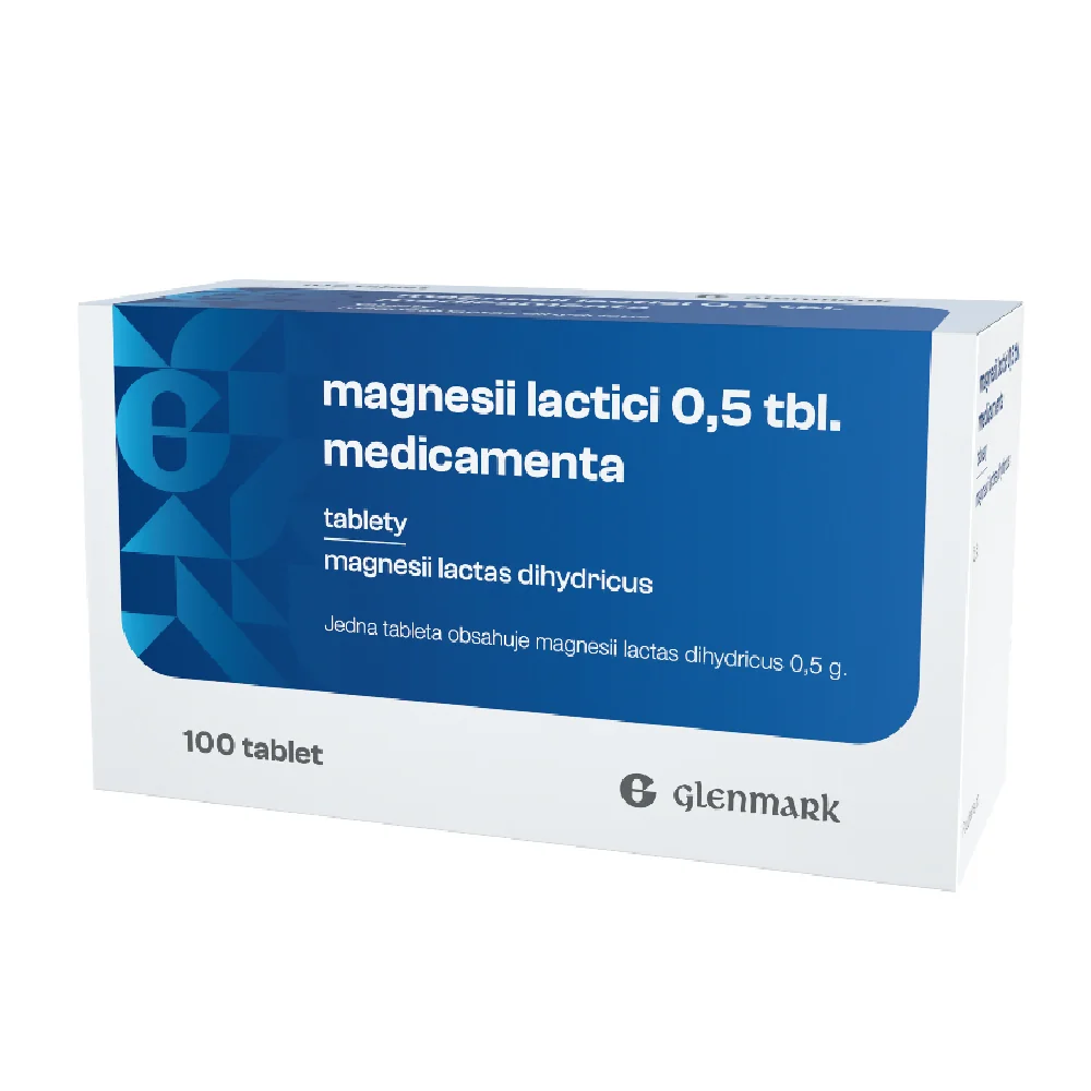 Medicamenta Magnesii lactici 0,5 tbl. 100 tablet