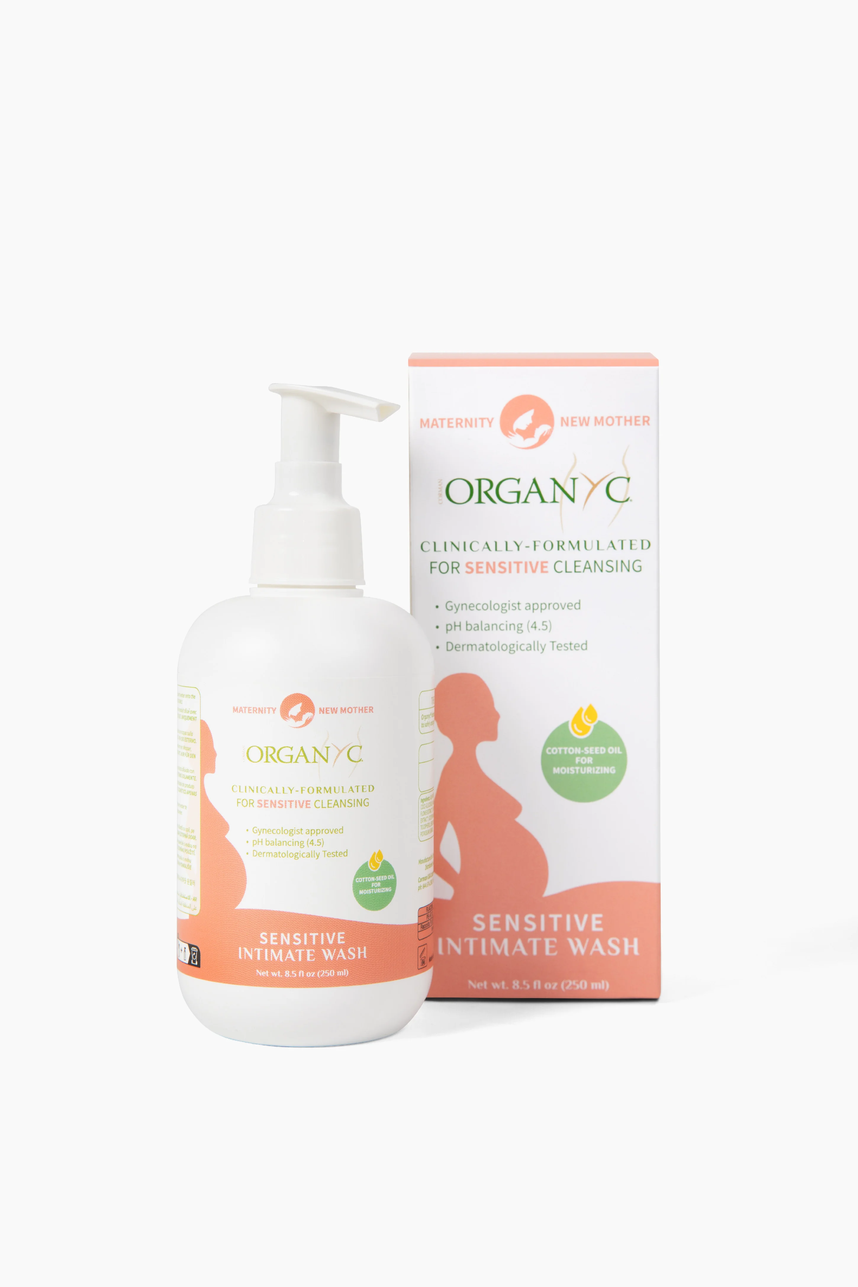 Organyc Bio sprchový gel pro citlivou pokožku a intimní hygienu - 250 ml