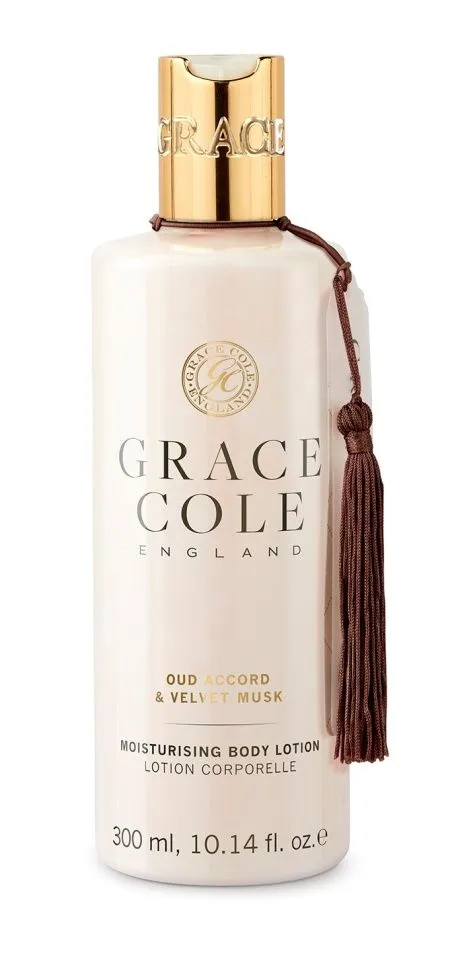 Grace Cole Oud Accord & Velvet Musk hydratační tělové mléko 300 ml