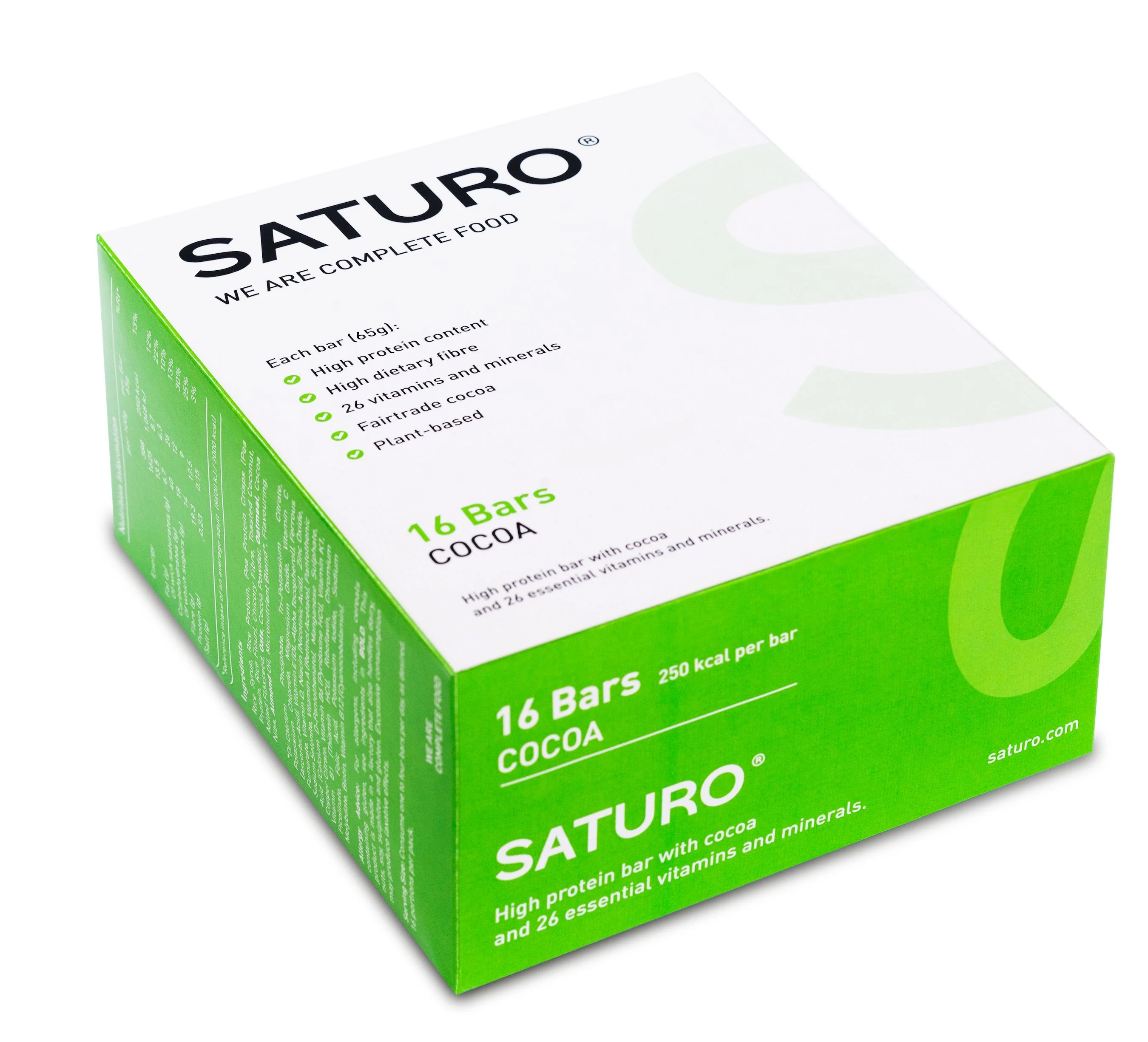 SATURO Kakaová tyčinka 16x65 g